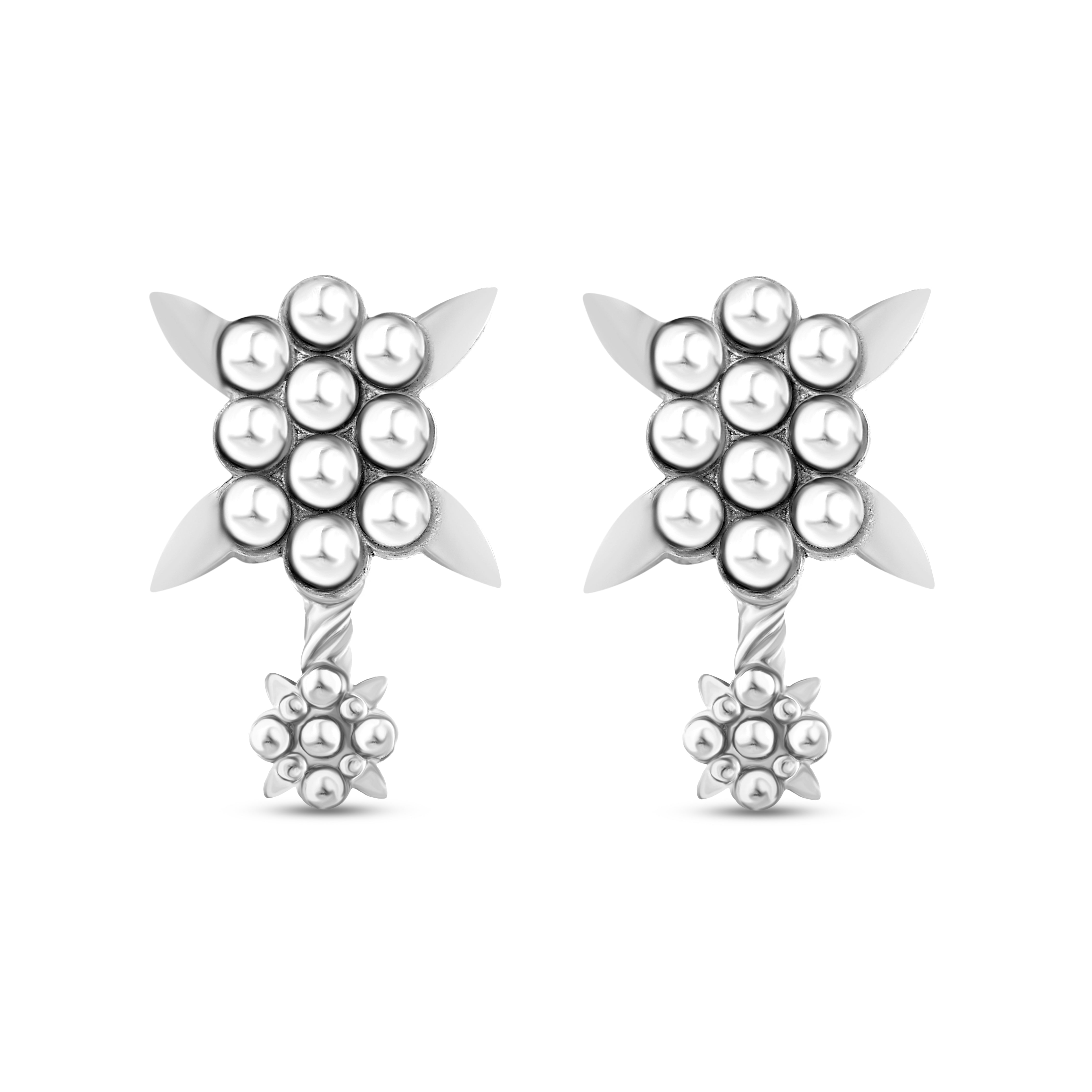 IVY BOLD SILVER EARRINGS