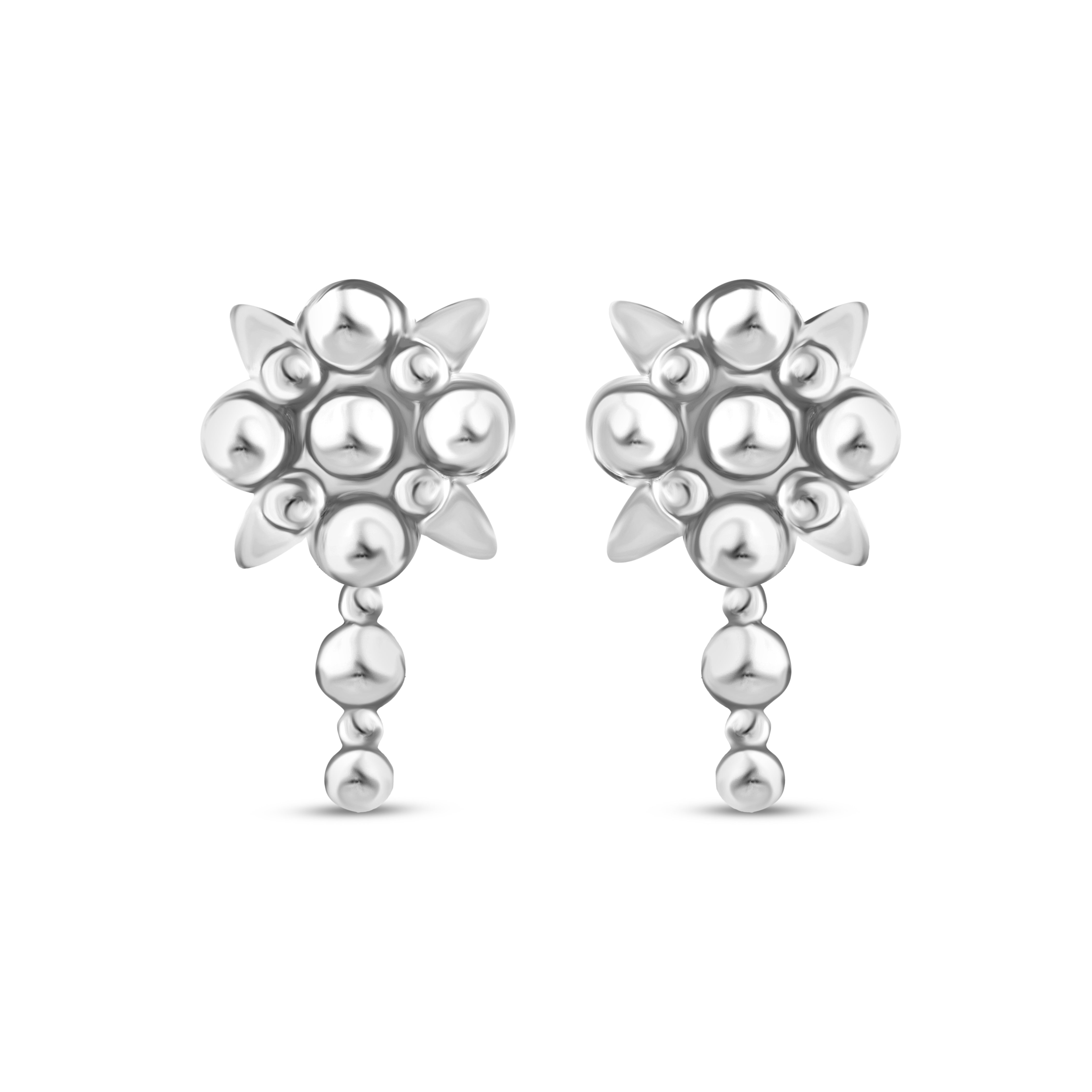 IVY DROP SILVER EARRINGS