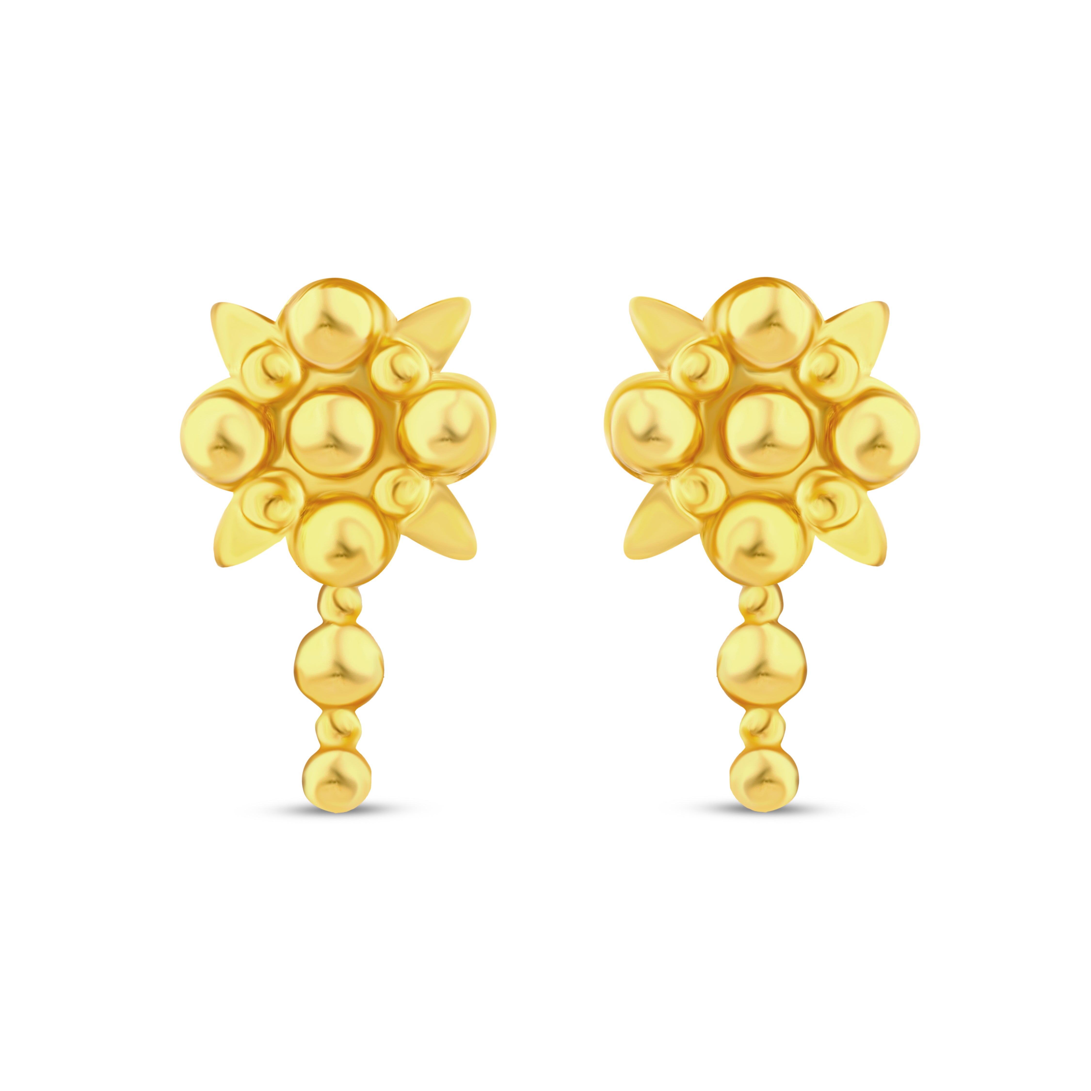 IVY DROP GOLD EARRINGS