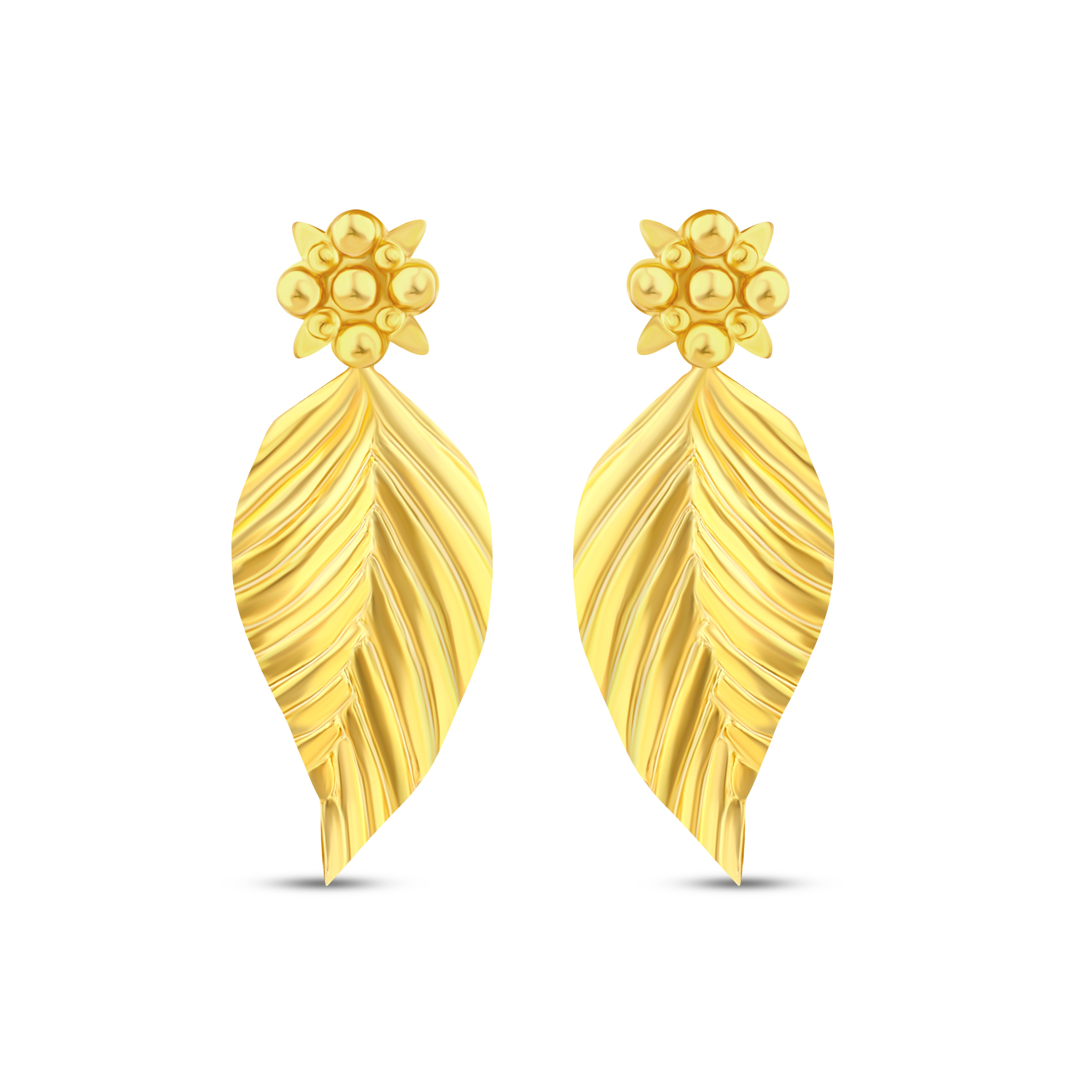 IVY LEAF GOLD EARRINGS