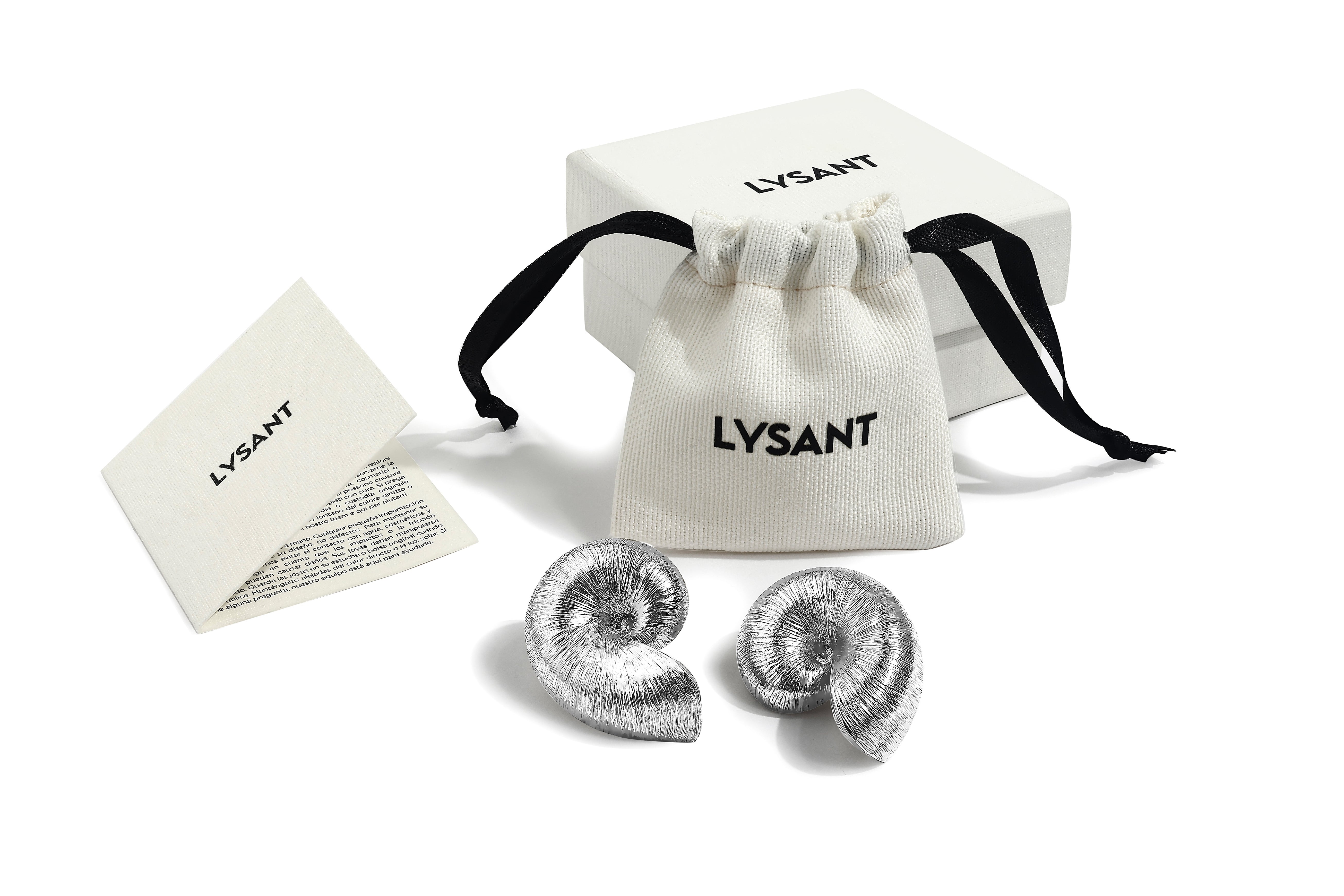 SHELL SILVER EARRINGS