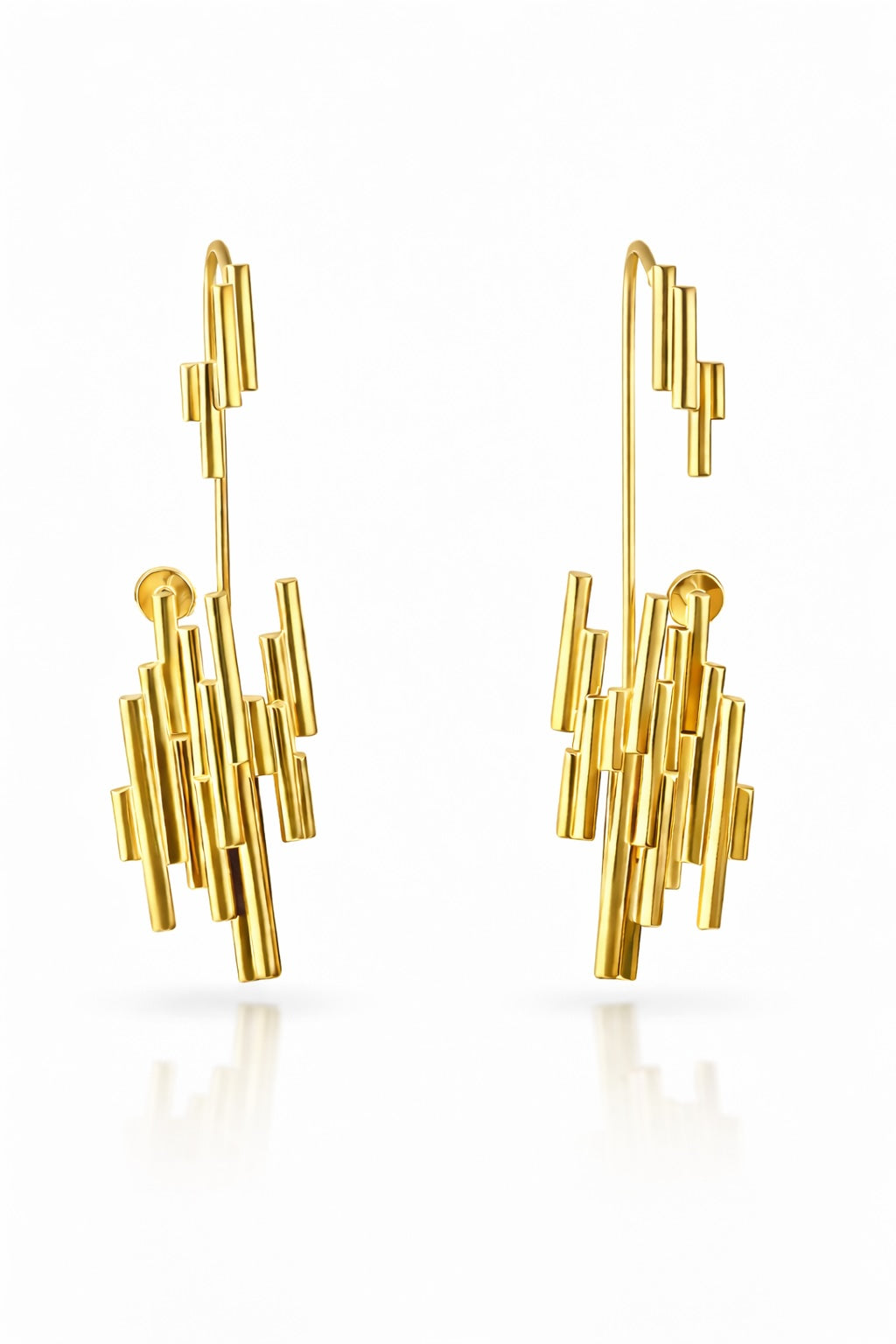 Icebound Gold Ear Jewelry