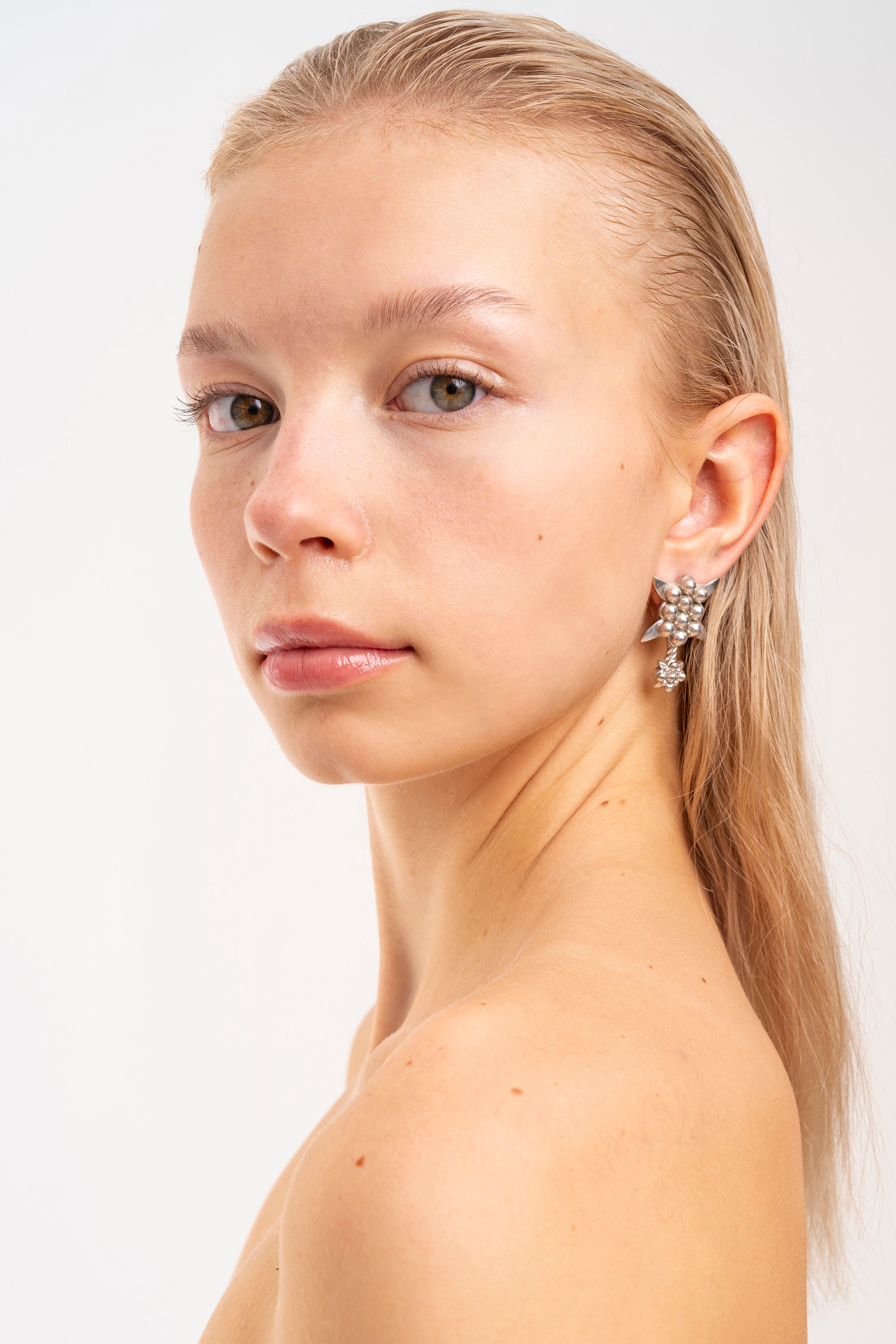 IVY BOLD SILVER EARRINGS